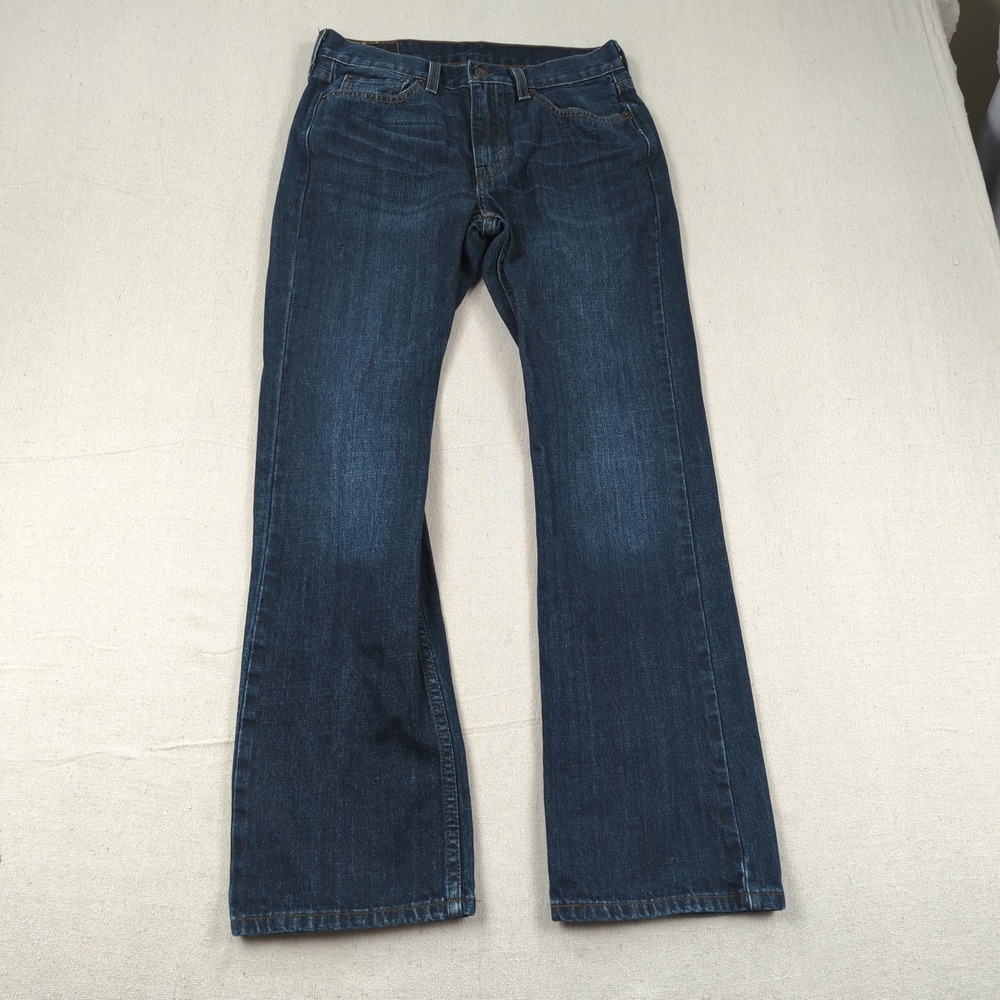 Levis Jeans Mens 29x30 Blue 527 Boot Cut Western Cowboy Dark Wash